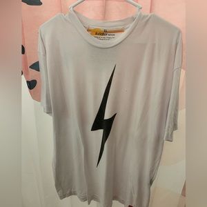 Aviator Nation White bolt Tee Unisex XL